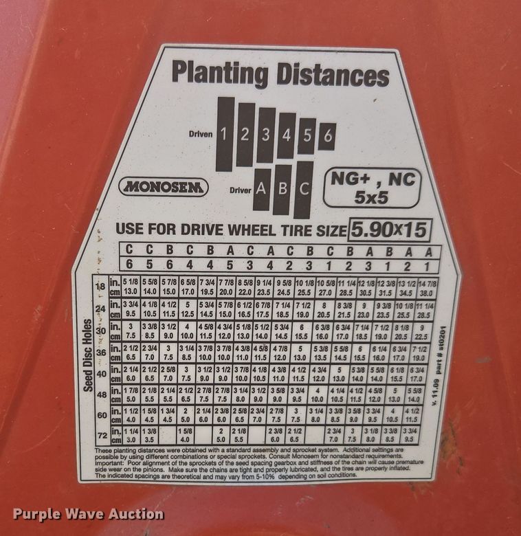 image for item DW1856 Monosem planter