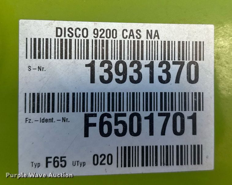 image for item ED5569 (2) Claas Disco swather/ windrowers