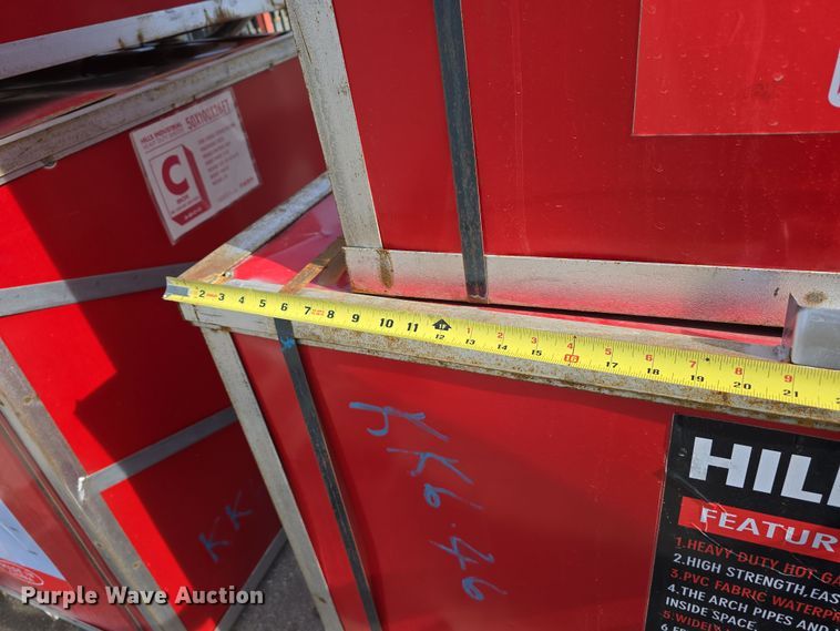 image for item EH8745 2024 Hills Industrial W50*L80*H26FT truss arch storage shelter 