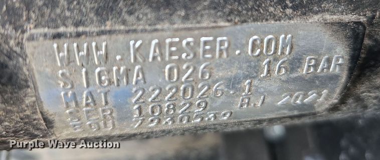 image for item EH8746 2021 Kaeser M17A air compressor
