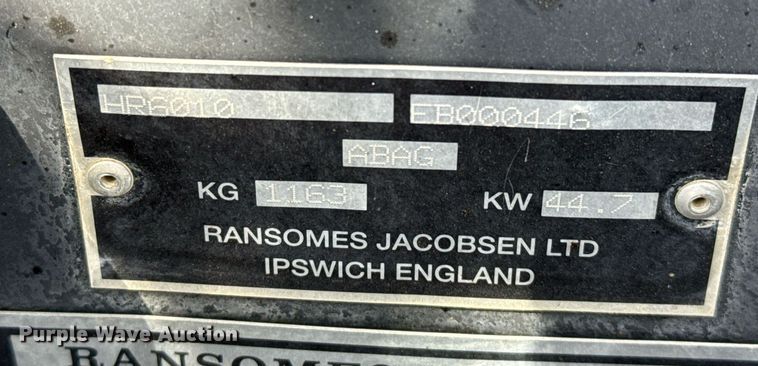 image for item EJ3509 Jacobsen HR6010 lawn mower