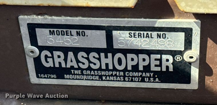 image for item EJ3511 Grasshopper 721 ZTR lawn mower