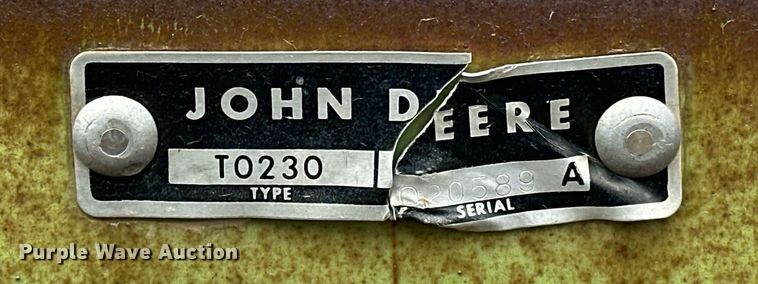 image for item EK0423 John Deere T0230 double off-set disk