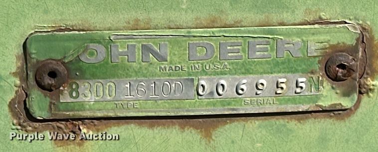 image for item EK0432 John Deere 8300 grain drill