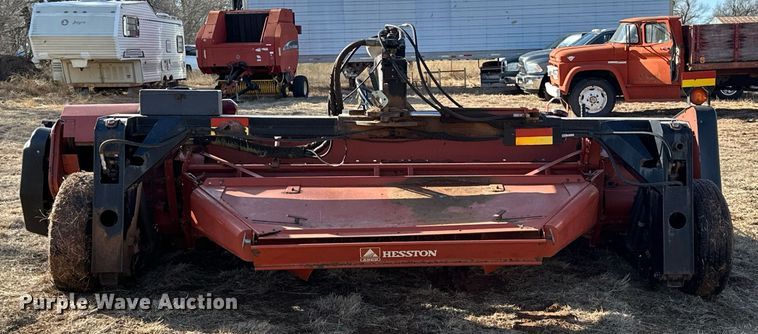 image for item EK0435 Hesston 1265T swather / windrower