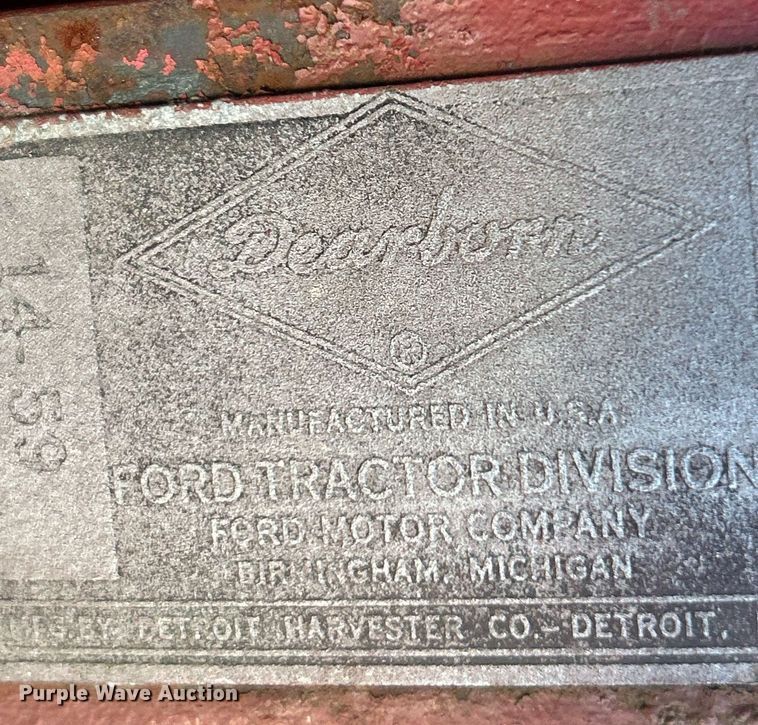 image for item EK2696 Dearborn 14-59 sickle mower