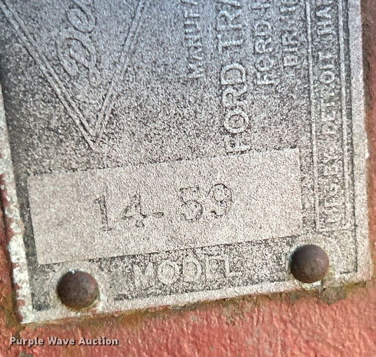 image for item EK2696 Dearborn 14-59 sickle mower