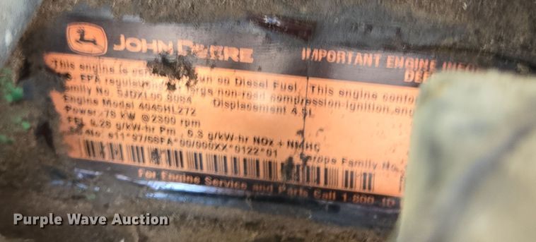 image for item EN6009 2004 John Deere 6415 MFWD tractor