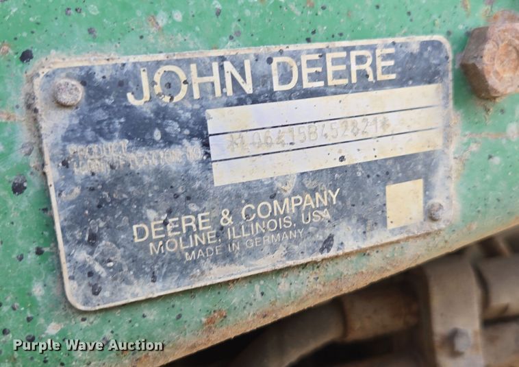 image for item EN6009 2004 John Deere 6415 MFWD tractor