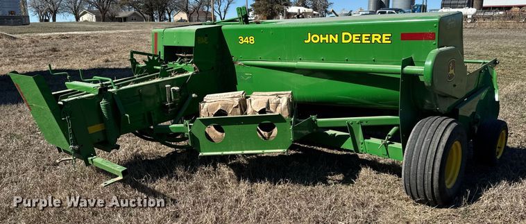 image for item EQ1120 2007 John Deere 348W small square baler