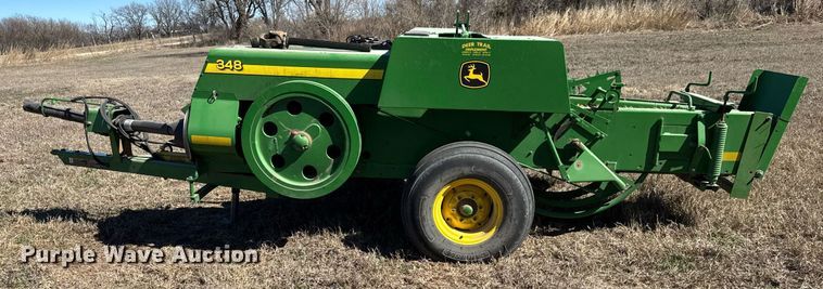 image for item EQ1120 2007 John Deere 348W small square baler