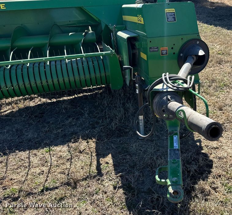 image for item EQ1120 2007 John Deere 348W small square baler