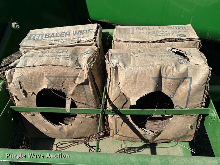 image for item EQ1120 2007 John Deere 348W small square baler