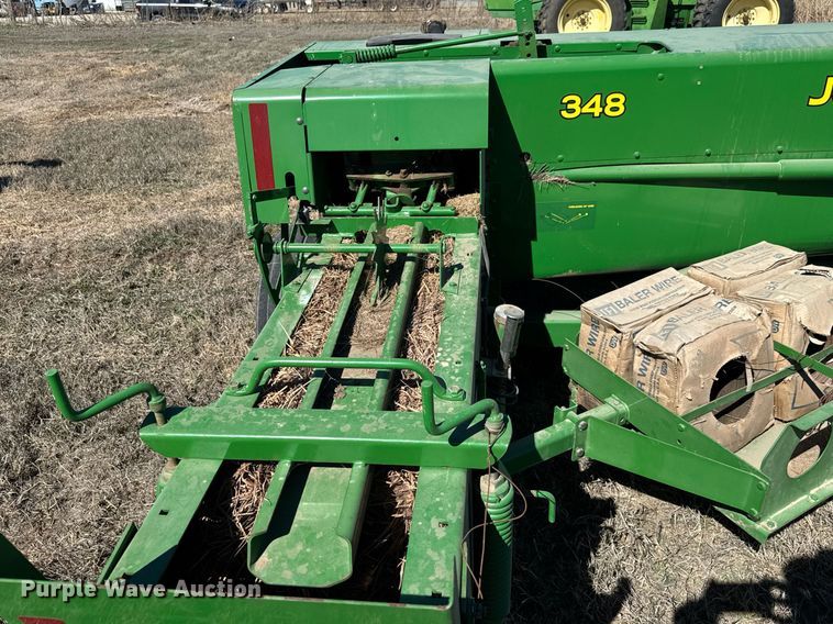 image for item EQ1120 2007 John Deere 348W small square baler