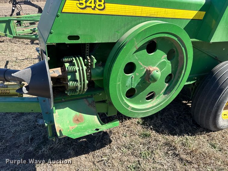 image for item EQ1120 2007 John Deere 348W small square baler