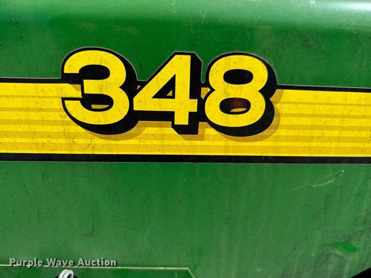 image for item EQ1120 2007 John Deere 348W small square baler