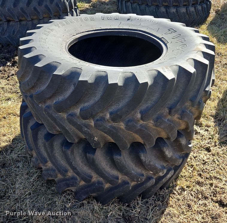 image for item EQ6701 (2) Firestone Super All Traction FWD 18.4-26 tires