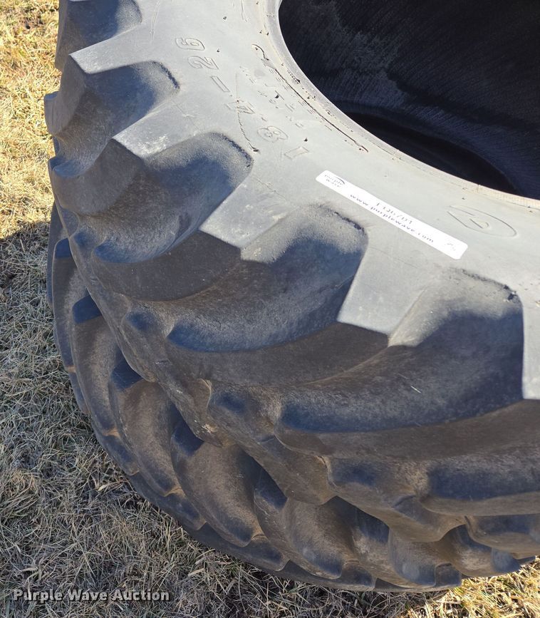 image for item EQ6701 (2) Firestone Super All Traction FWD 18.4-26 tires