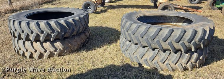 image for item EQ6702 (4) Firestone Radial All Traction 23 18.4R46 tires