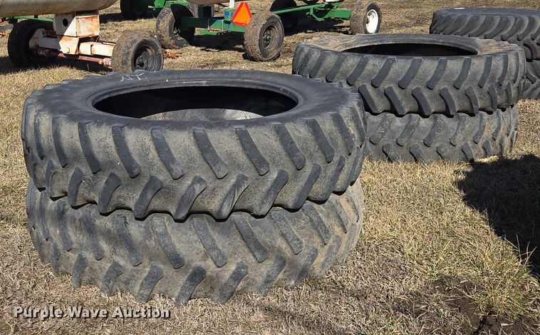 image for item EQ6702 (4) Firestone Radial All Traction 23 18.4R46 tires