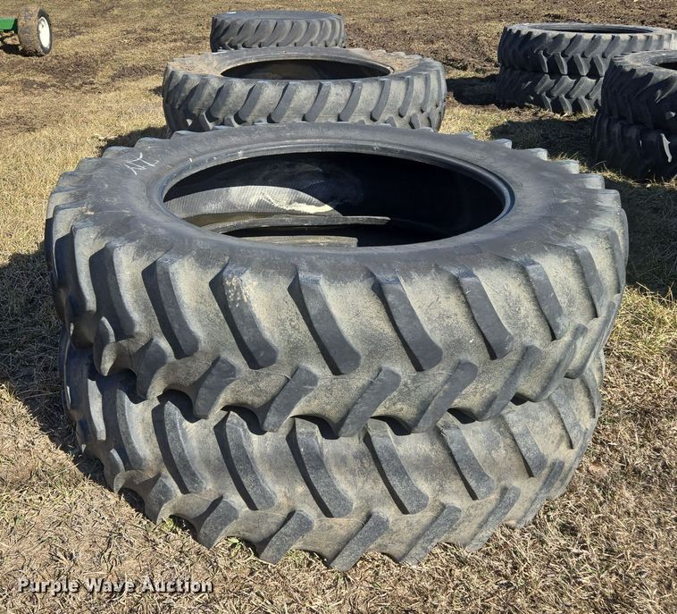 image for item EQ6702 (4) Firestone Radial All Traction 23 18.4R46 tires