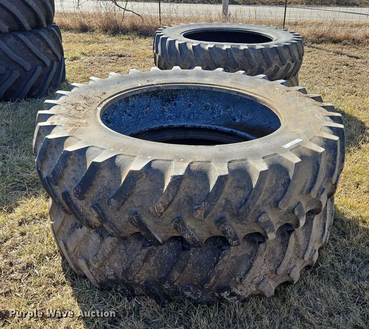 image for item EQ6702 (4) Firestone Radial All Traction 23 18.4R46 tires