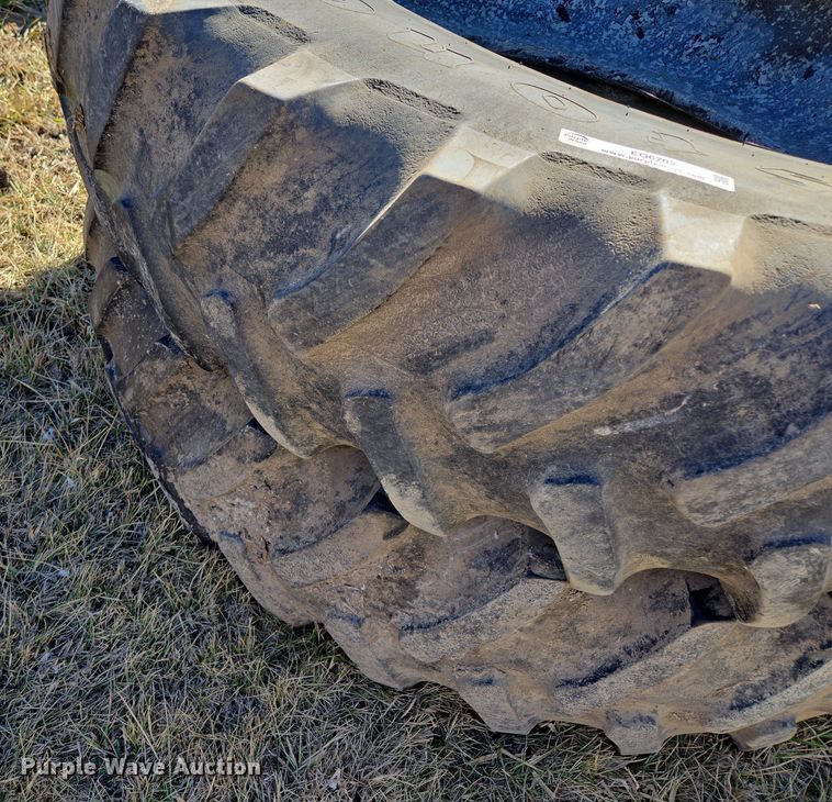 image for item EQ6702 (4) Firestone Radial All Traction 23 18.4R46 tires