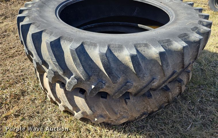 image for item EQ6702 (4) Firestone Radial All Traction 23 18.4R46 tires