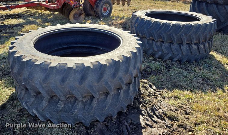 image for item EQ6703 (4) Firestone Radial All Traction 23 420/80R46 tires