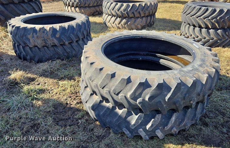 image for item EQ6703 (4) Firestone Radial All Traction 23 420/80R46 tires