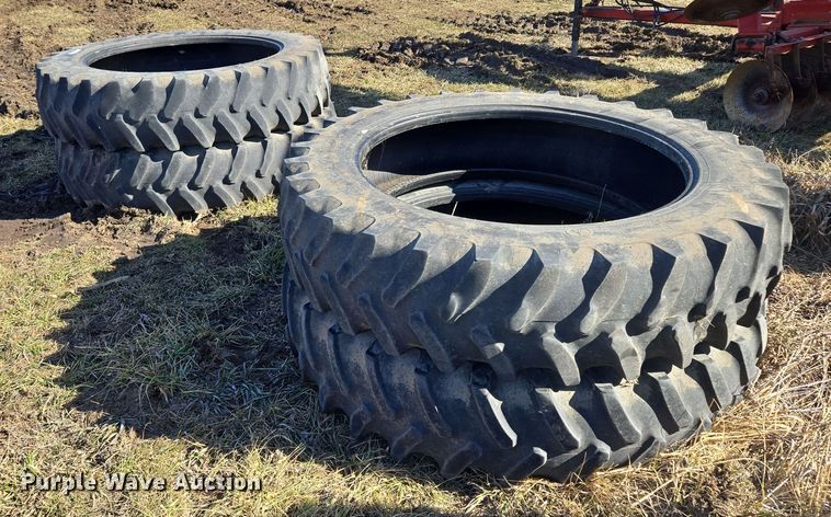 image for item EQ6703 (4) Firestone Radial All Traction 23 420/80R46 tires