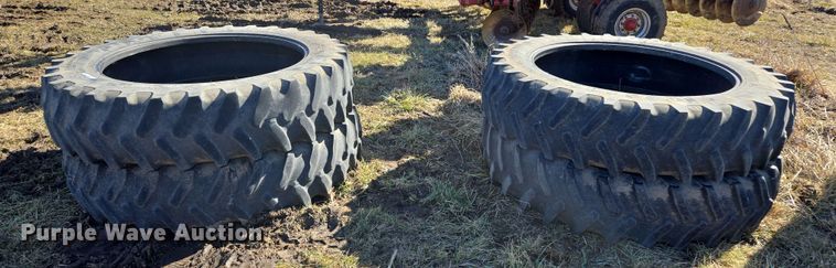 image for item EQ6703 (4) Firestone Radial All Traction 23 420/80R46 tires