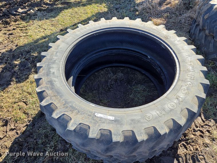 image for item EQ6703 (4) Firestone Radial All Traction 23 420/80R46 tires