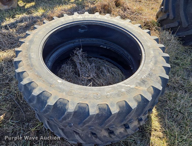 image for item EQ6703 (4) Firestone Radial All Traction 23 420/80R46 tires