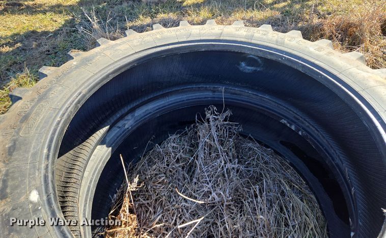 image for item EQ6703 (4) Firestone Radial All Traction 23 420/80R46 tires