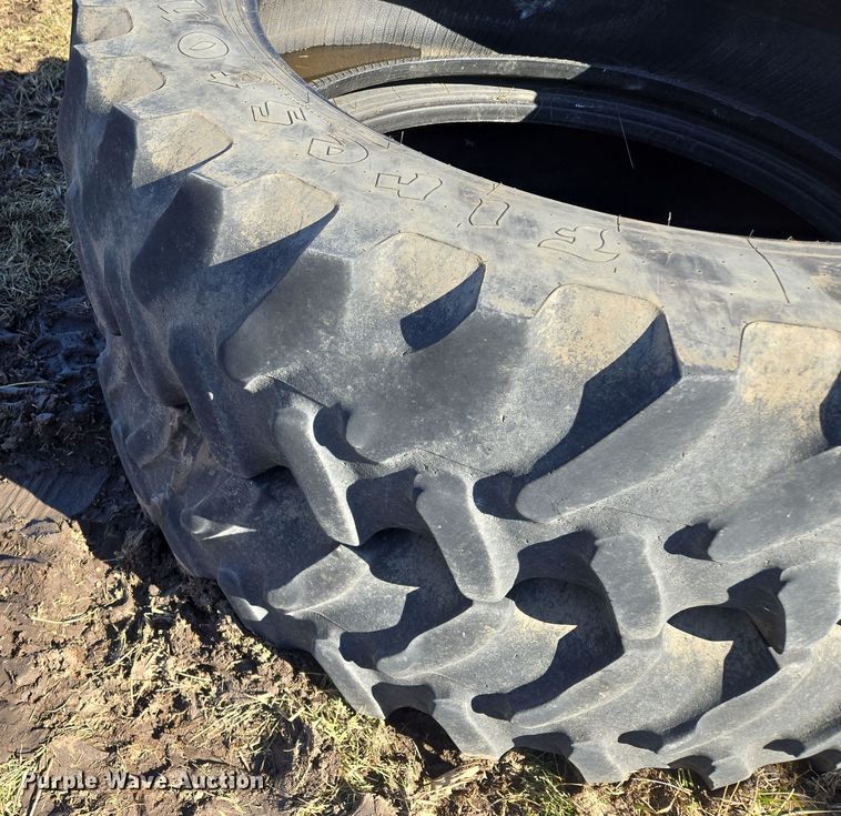 image for item EQ6703 (4) Firestone Radial All Traction 23 420/80R46 tires