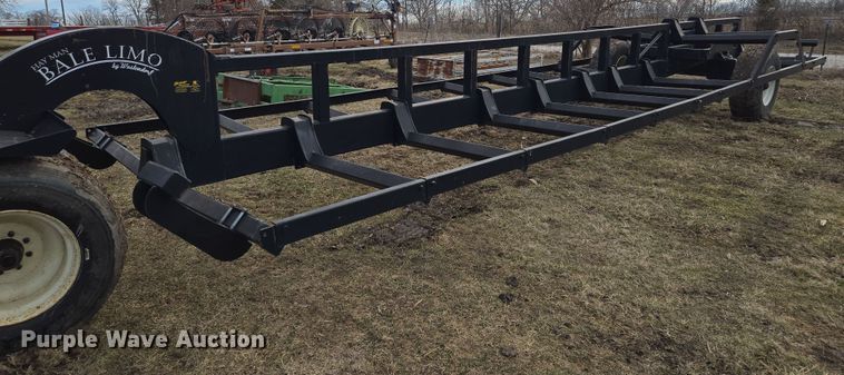 image for item EQ6707 Westendorf  Hay Man Bale Limo  hay bale trailer