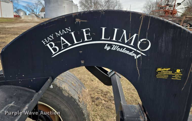 image for item EQ6707 Westendorf  Hay Man Bale Limo  hay bale trailer