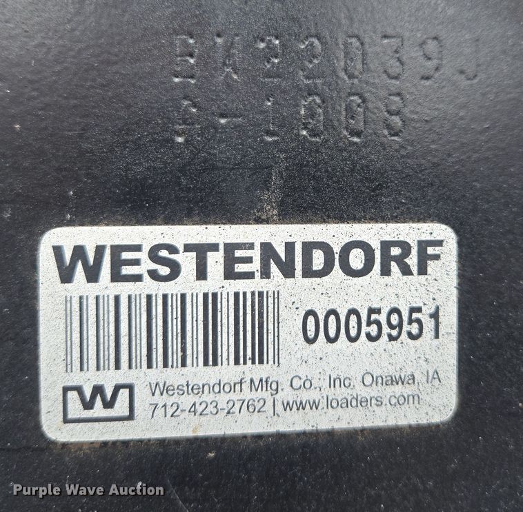 image for item EQ6707 Westendorf  Hay Man Bale Limo  hay bale trailer