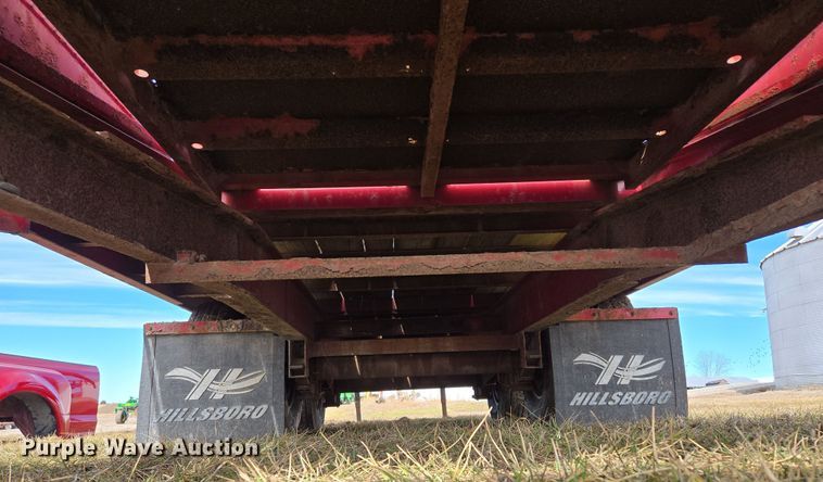 image for item EQ6714 2008 Hillsboro  700 equipment trailer