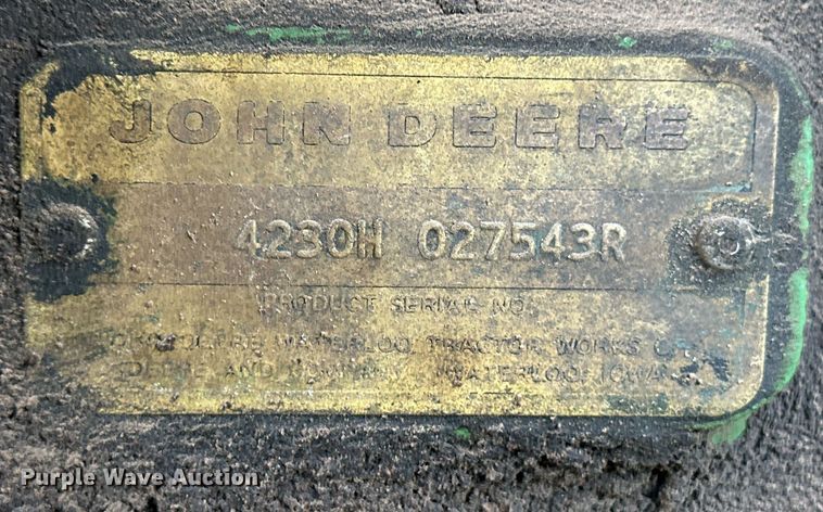image for item ER8901 1975 John Deere 4230 tractor