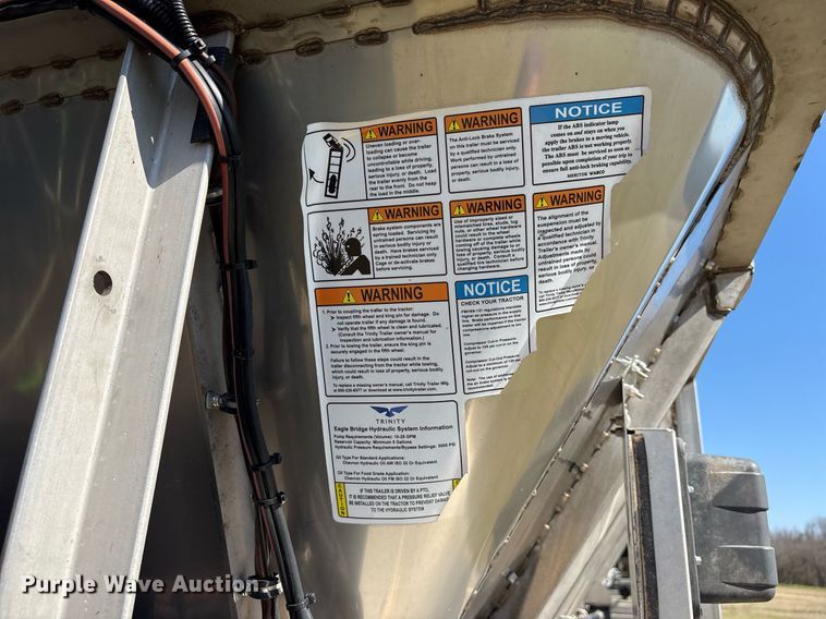 image for item EY9885 2021 Trinity Trailers live bottom trailer