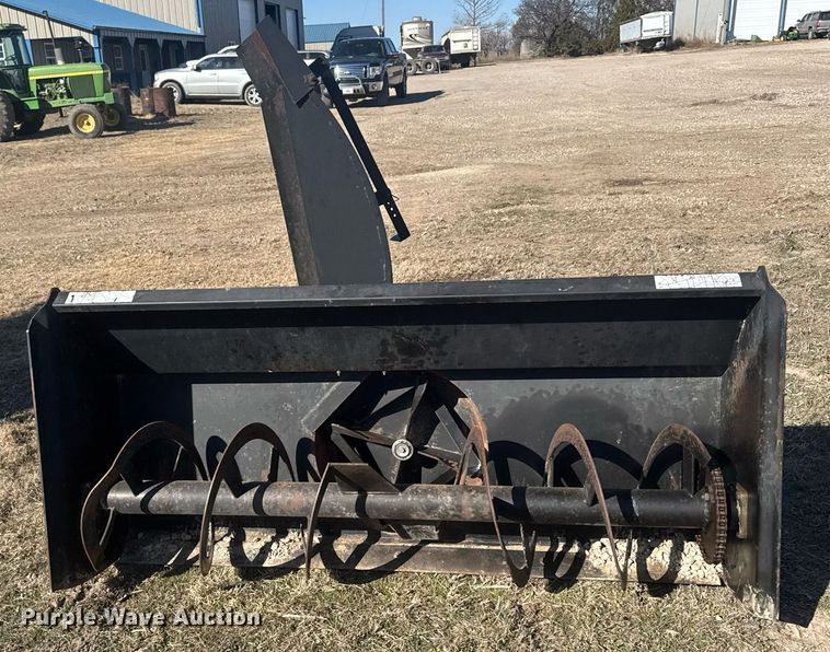 image for item NN9691 Black Max skid steer snow blower
