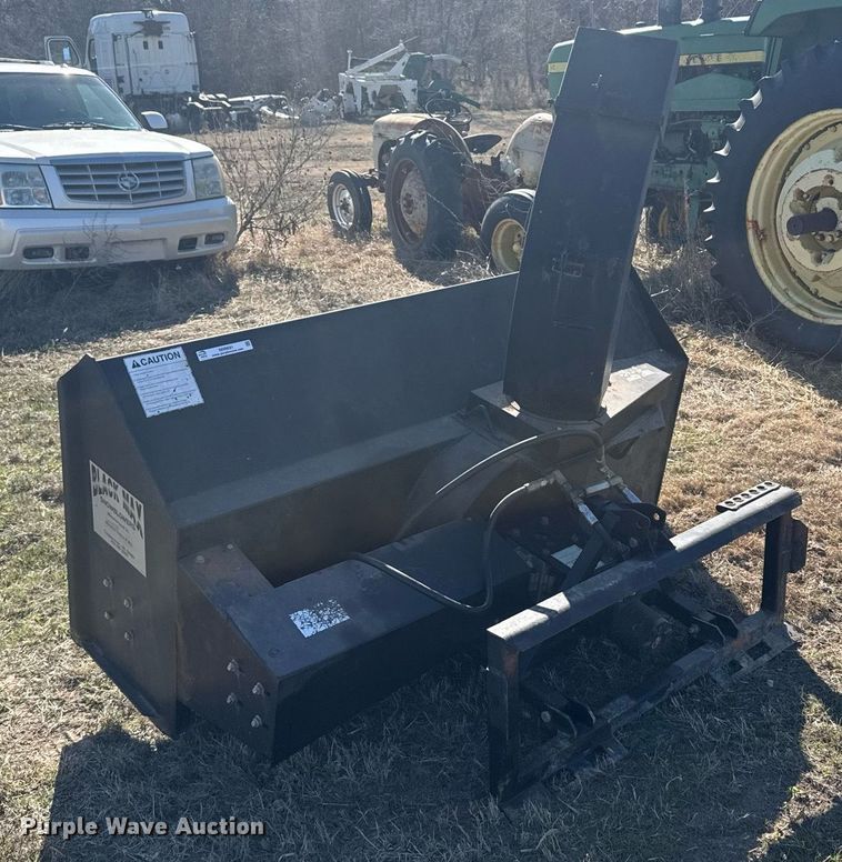 image for item NN9691 Black Max skid steer snow blower