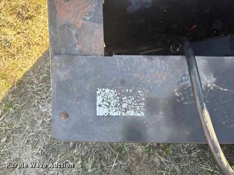 image for item NN9691 Black Max skid steer snow blower