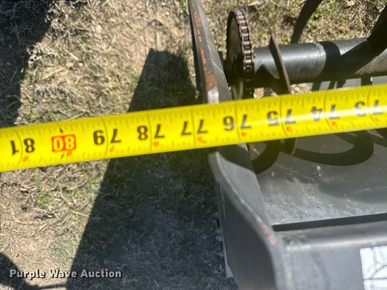 image for item NN9691 Black Max skid steer snow blower