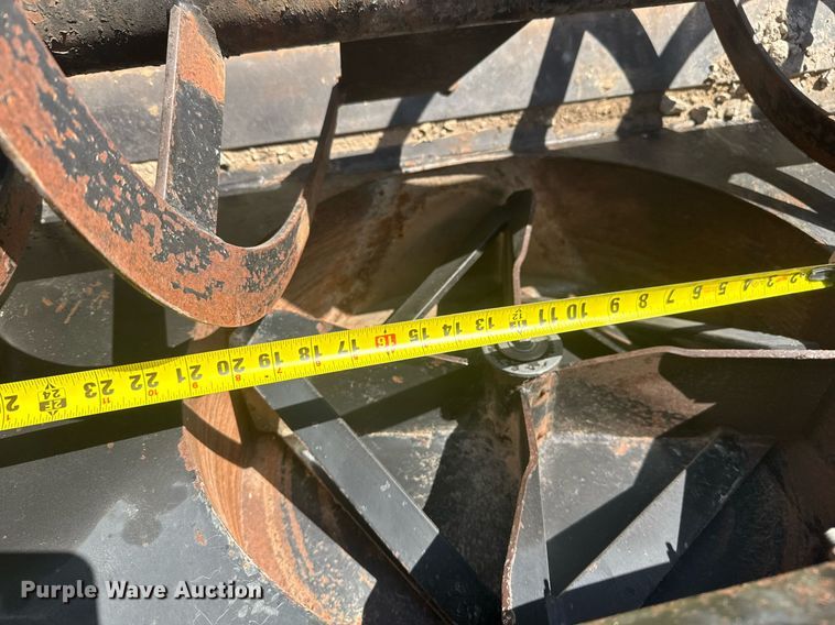 image for item NN9691 Black Max skid steer snow blower