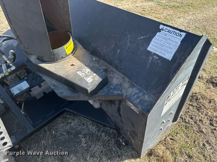 image for item NN9691 Black Max skid steer snow blower
