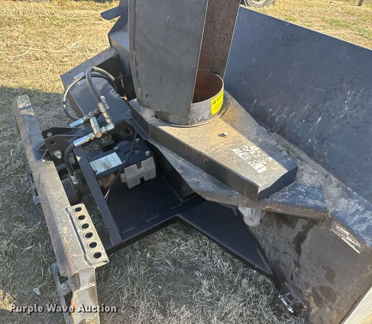 image for item NN9691 Black Max skid steer snow blower
