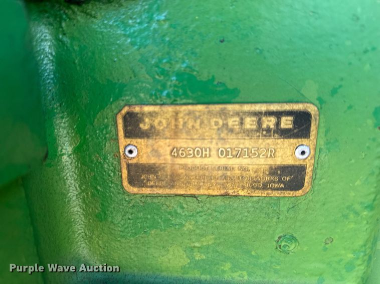 image for item NN9697 1975 John Deere 4630 tractor